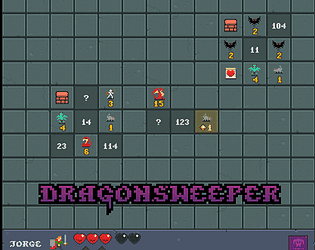 Dragonsweeper gameplay screenshot